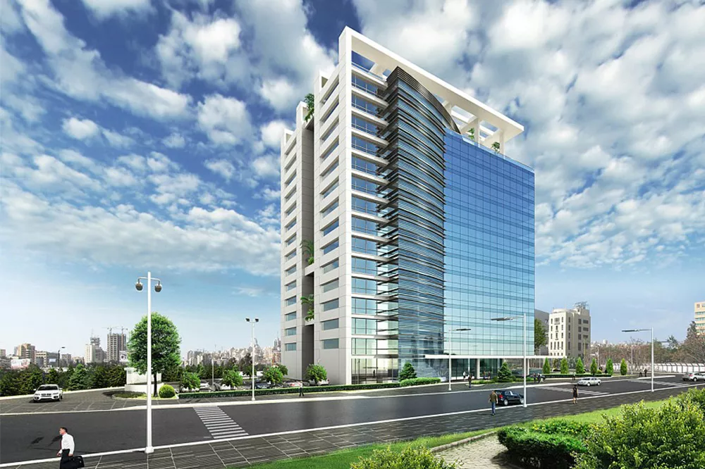 Servcorp premium business address in a modern building - Level 9, Qubic Square, Sin El Fil